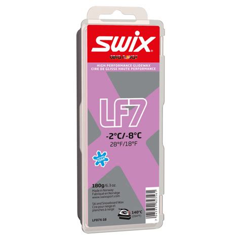 Swix Lf7 Wax Ski Wax 2°c 8°c 180g Ski Servicing From Ski Bartlett Uk