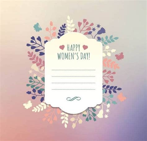 womens day greeting card templates  premium