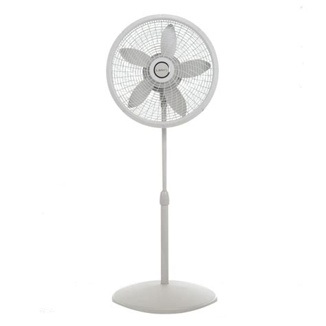 Lasko 18 Adjustable Cyclone Pedestal Fan With 3 Speeds S18902 Gray