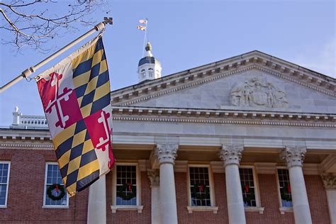 Maryland State Flag Worldatlas