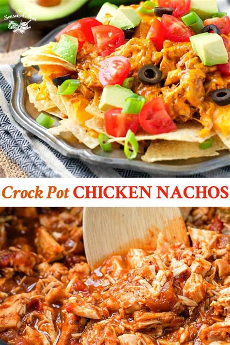 Crock Pot Chicken Nachos The Seasoned Mom