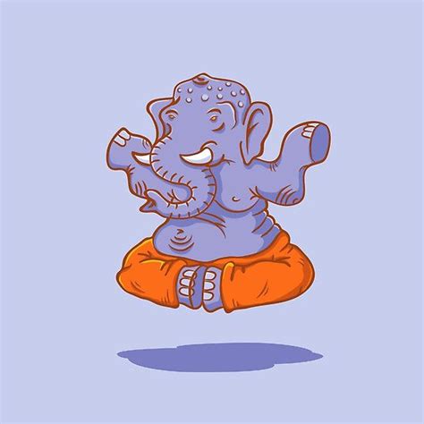 Elephant Yoga By Sir13 Yoga Art Yoga Illustration Cartoon Styles