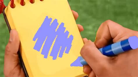 How To Draw Color Blue Blues Clues And You Handy Dandy Drawings