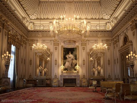 The White Drawing Room Buckingham Palace Opulent Interiors Beautiful