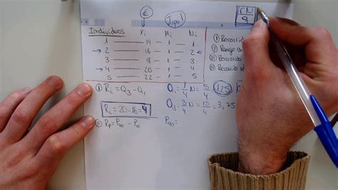 Calcular El Rango Entre Percentiles EstadÍstica Youtube