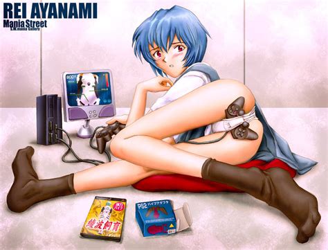 Ayanami Rei Neon Genesis Evangelion Drawn By Maniastreet Danbooru.