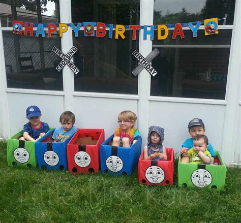 Kids Birthday Party Ideas Thomas The Train Party Ideas Little Miss Kate