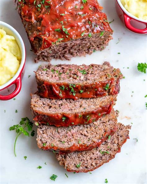 Easy Homemade Meatloaf Recipe Healthy Fitness Meals