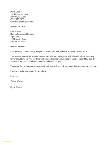 Heartfelt Resignation Letter Samples Free Cover Letters