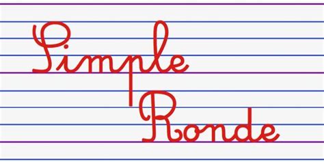 Simple Ronde Font Download Font Fonts Typography Typeface