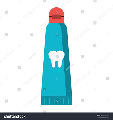 dental care toothpaste cartoon isolated stock vector royalty free 1390629941 shutterstock