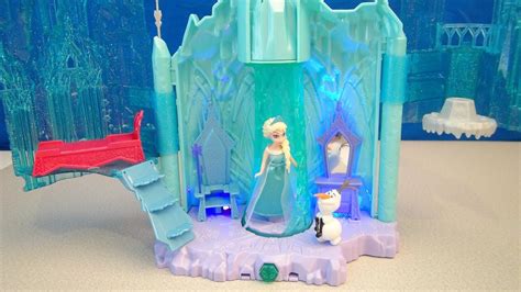Disneys Frozen Magical Lights Palace With Elsa And Olaf Playset Video