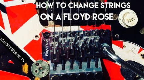 How To Change Strings On A Floyd Rose Bridge Youtube