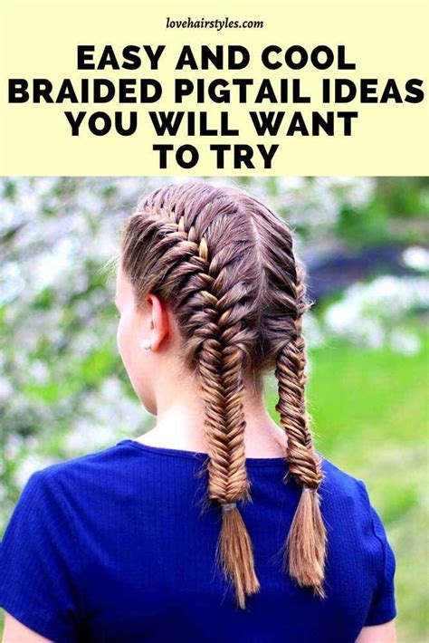 Pigtails Grown Up Modern Styling Ideas Tutorials LoveHairStyles