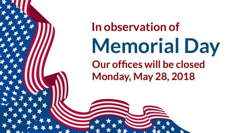 City Offices Are Closed For Memorial Day City Of Ridgefield