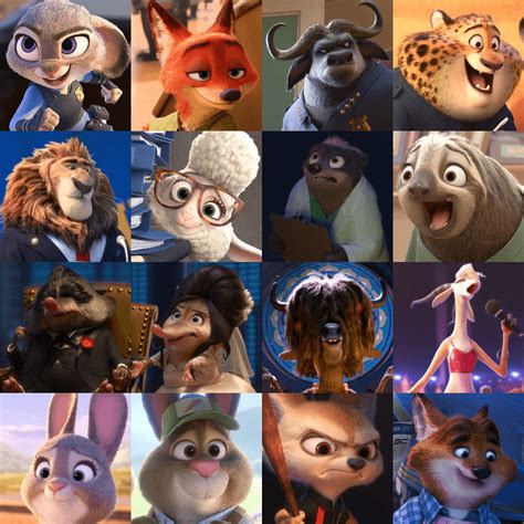 Click The Zootopia Characters Quiz By Rebbruun