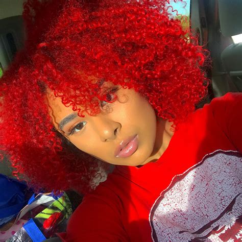 Dyed Natural Hair Auburn Dyed Natural Hair Dyed Natural Hair Natural Hair Styles Curly