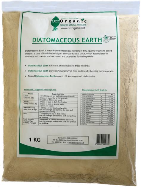Ozz Organics Diatomaceous Earth Petstock