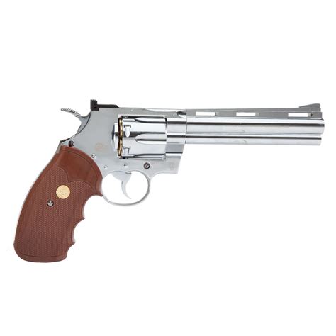 Colt Co2 Revolver Python 357 6 Zoll Kal 45mm Stahl Bb Vernickelt