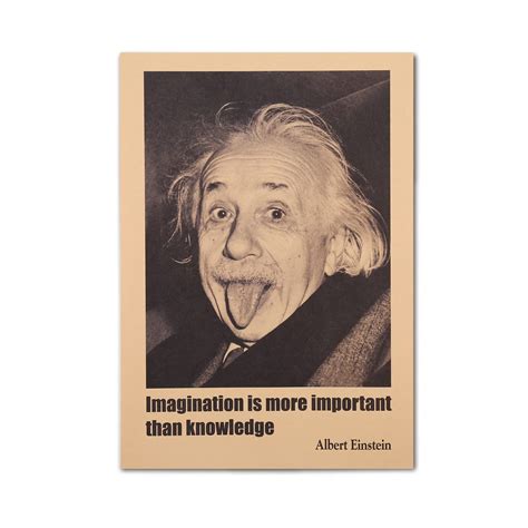 Buy Funny Albert Einstein Poster 20x14 Inch Kraft Paper Albert Einstein