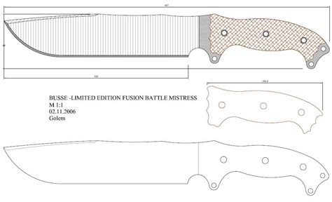 Domingo, 6 de abril de 2014. Plantillas para hacer cuchillos | Knife patterns, Knife template, Knife drawing