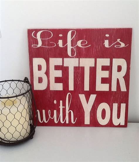 Items Similar To Life Is Better With You On Etsy