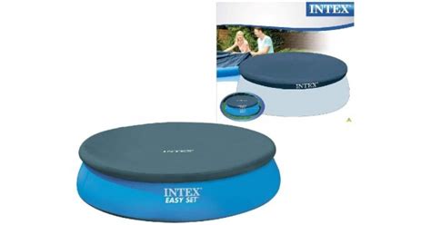 Intex 8 Ft Easy Set Pool Cover Blue 128020