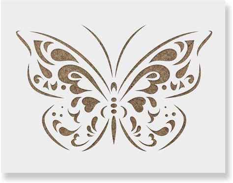 Buy Butterfly Stencil Reusable Stencils For Painting Mylar Stencil