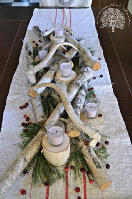 Decorations christmas christmas urns christmas planters country christmas white christmas christmas wreaths christmas crafts holiday decor christmas arrangements. White Birch & Antler Christmas Centerpiece | Christmas ...