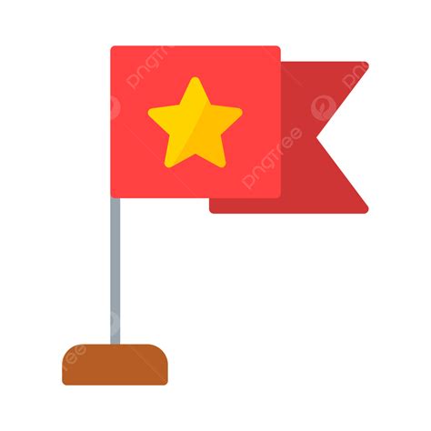 Waving Flag Flat Icon Vector Flag Outlined Banner Png And Vector