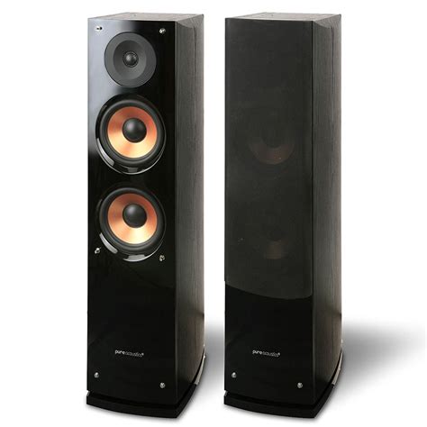 Pure Acoustics Supernova Floor Standing Speaker Black Pair Online