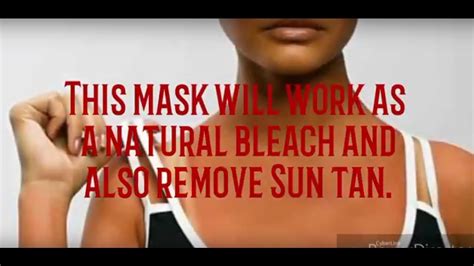 How To Get Rid Of Sun Tan How To Natural Bleach Your Body At Home
