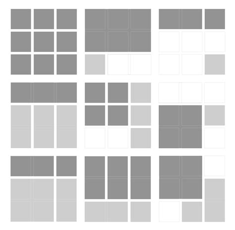 Square Grid Panel Layout Graphicdesstudio6 Grids For Layout Layout