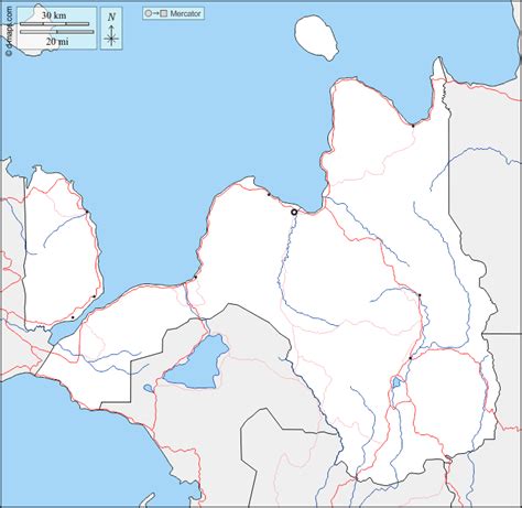 Mindanao Settentrionale Mappa Gratuita Mappa Muta Gratuita Cartina