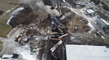 New videos show sparks in the train that derailed in Ohio - The Limited ...