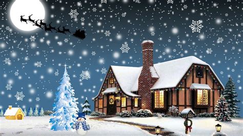 Christmas Village Backgrounds Wallpaper Cave