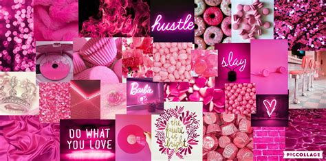 Hot Pink Aesthetic Collage Wallpaper Laptop Meyasity Porn Sex Picture