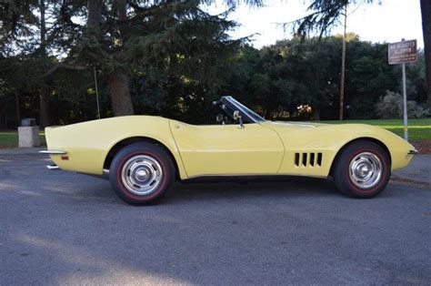 1968 Chevrolet Corvette Safari Yellow Convertible 427 Automatic 51313