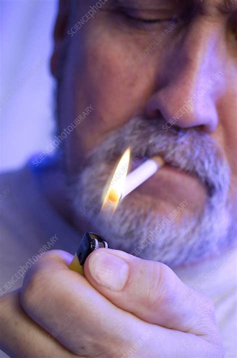 Cigarette Smoking Stock Image M370 0923 Science Photo Library