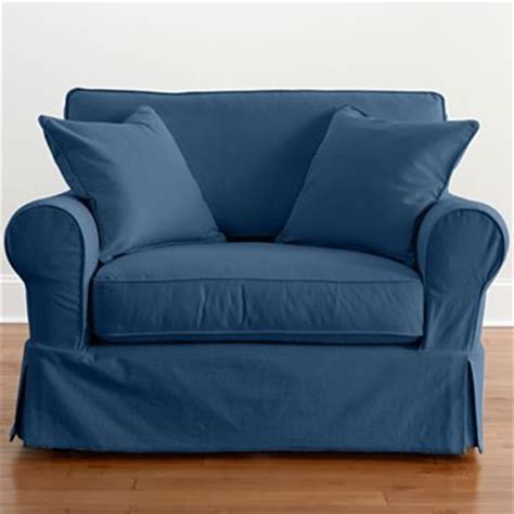 Livesmart® performance fabric removable slipcovers. Friday Twill Slipcovered Chair-and-a-Half - jcpenney ...