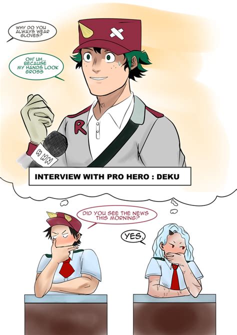 Grown Up Eri Kota And Deku Doodle Comic My Hero Academia Episodes