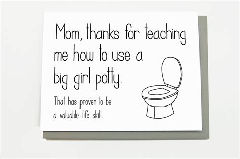 Funny Mothers Day Card Mum Mom Birthday By Cheekykumquat