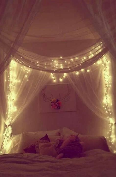 Twinkle Lights All Over The Sky Romantic Bedroom Decor Dreamy