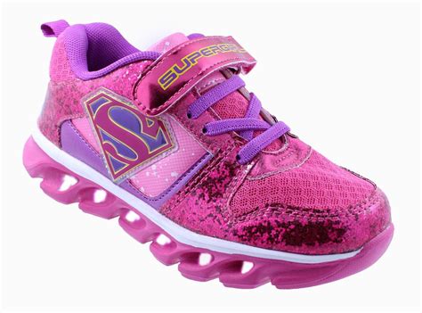 Lighted Supergirl Girls Athletic Shoes Walmart Canada