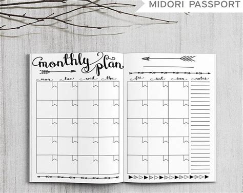 Printable Daily Bullet Journal Inserts Midori Daily S Vrogue Co