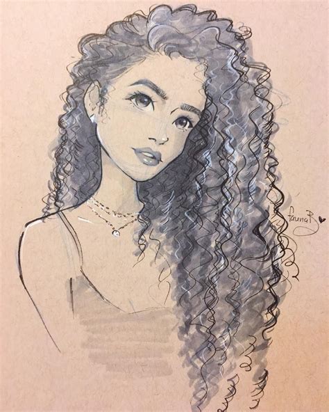 Pin By Sstuckerrn On Face Template Sketches Art Drawings Curly Hair
