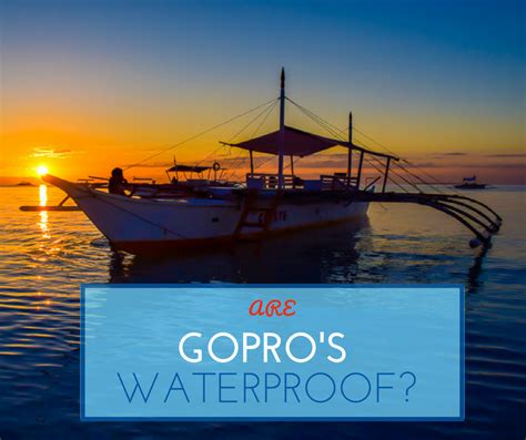 The gopro hero 4 waterproof housing comes with 3 interchangeable rear doors. Are GoPros Waterproof? - NiceRightNow