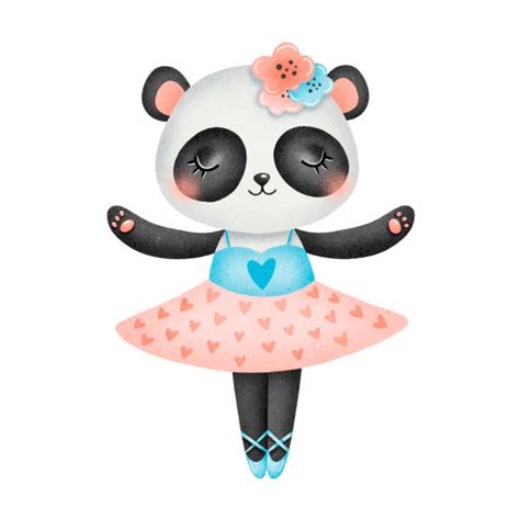 Panda Ballerina Illustrations Royalty Free Vector Graphics And Clip Art
