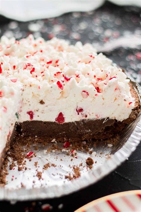 No Bake Candy Cane Pie Desserts Candy Cane Pie Holiday Baking