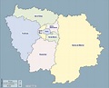 Isla de Francia Mapa gratuito, mapa mudo gratuito, mapa en blanco ...